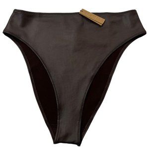 SKIMS Wet Jersey High Waist Brief Cocoa Womens Large